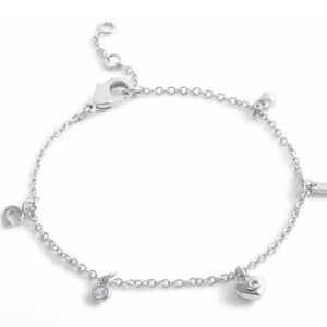 NWT Coach Silver Charm Bracelet